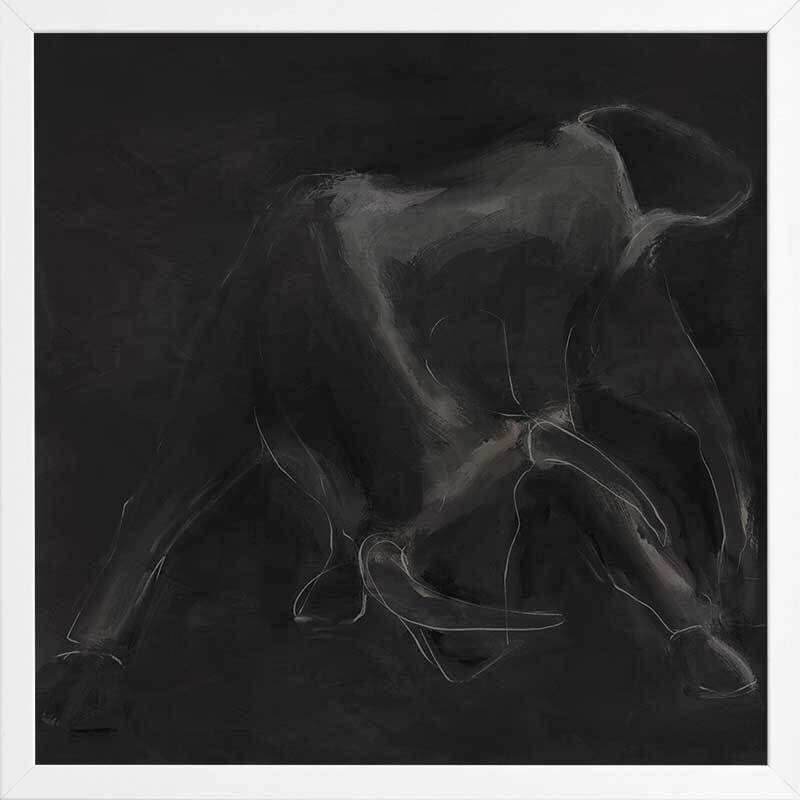 Contours Charge Framed Art Print