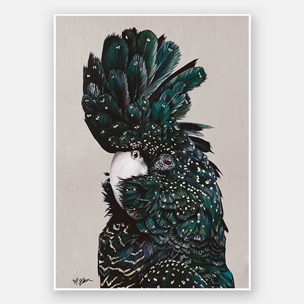 Rosie Nude Grey Unframed Art Print