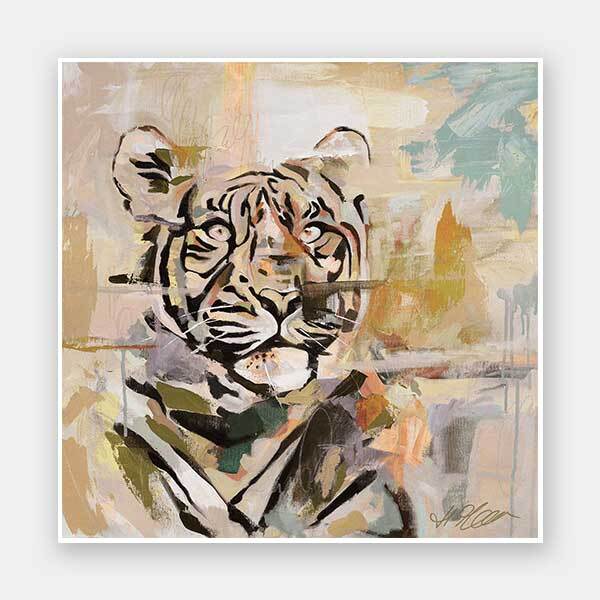 Retrospect Mustard Unframed Art Print