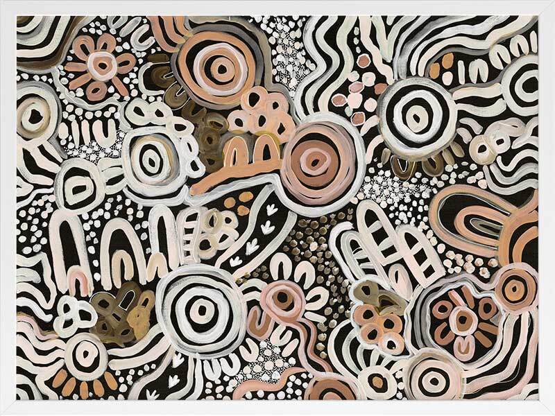 My Country Nude Framed Art Print