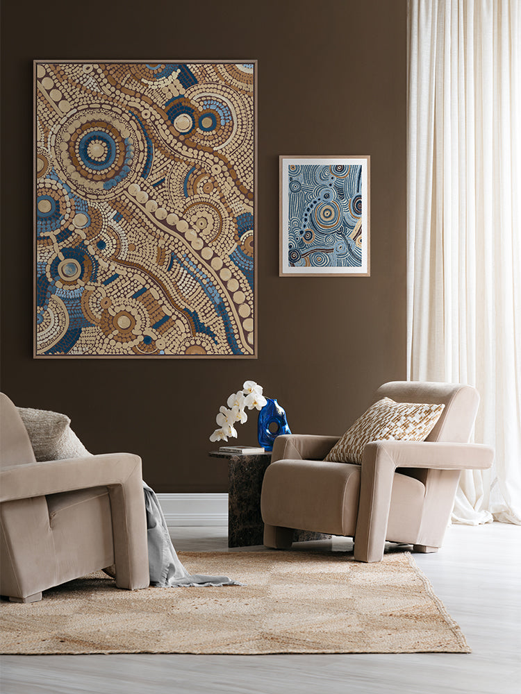 Connecting Waterways Canvas Art Print | Lifestyle