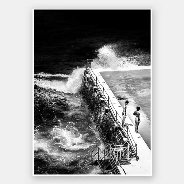 Icebergs Unframed Art Print