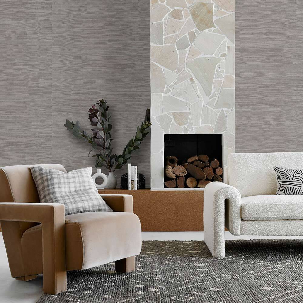 À la plage Faux Seagrass Wallpaper | Lifestyle