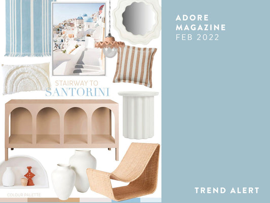 Adore Magazine Trend: Stairway to Santorini