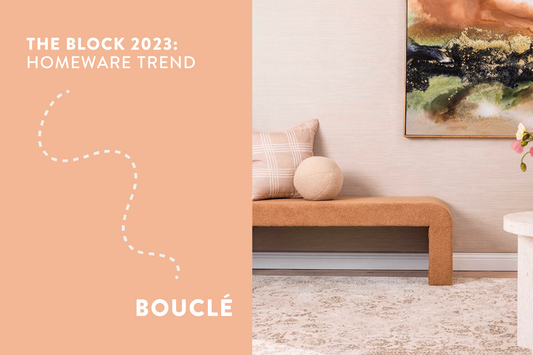 The Block Homeware Trend: Bouclé