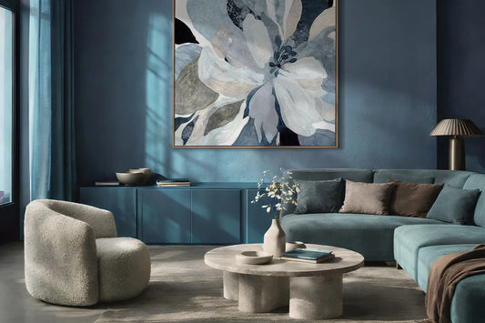 How to Style Wall Art with Dulux Colour of the Year 2026 in the Living Room