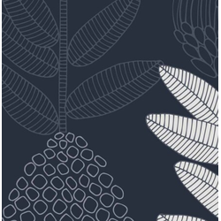 Wallpaper Colour: Protea Lines Navy