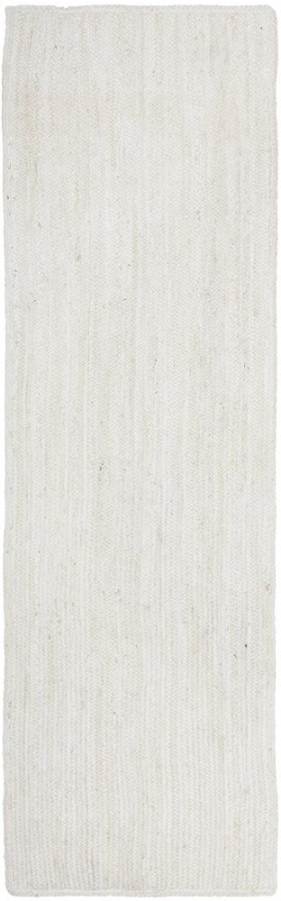 Bondi White Hand-Braided Jute Runner