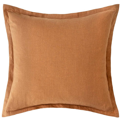 Blair Clay Linen Cushion With Feather Insert - 50x50cm