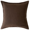 Blair Chocolate Linen Cushion - 50x50cm