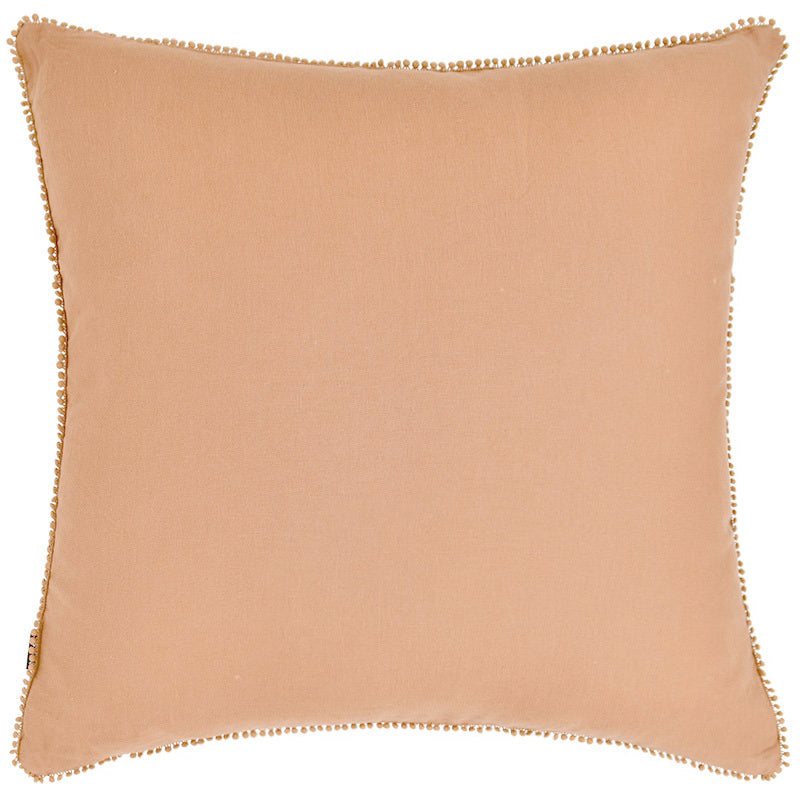 Burnt Orange Oversize Linen Cushion - 60x60cm