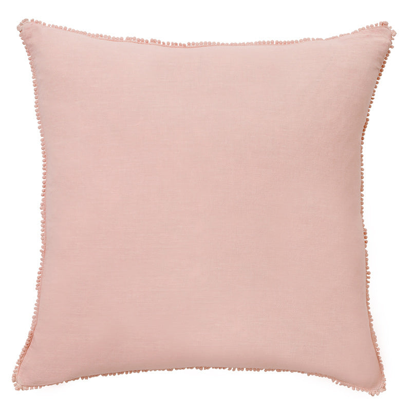 Pink Oversize Linen Cushion - 60x60cm