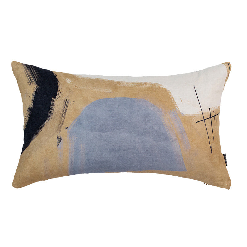 Open-Minded Lumbar Linen Cushion - 50X30cm