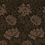 Material: Paste the Wall | Smooth Matte Finish - Sample: Not required, thank you - Wall Height: 2.4 metres | 7.8 feet - Wall Width: 2.4 metres | 7.8 feet - Wallpaper Colour: Chrysanthemums Dark Brown