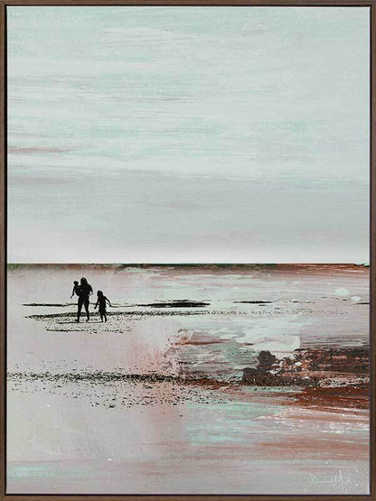 Beach Walk 2 Canvas Art Print