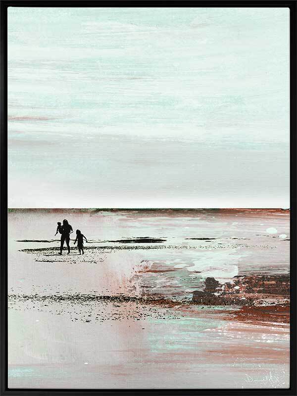 Beach Walk 2 Canvas Art Print