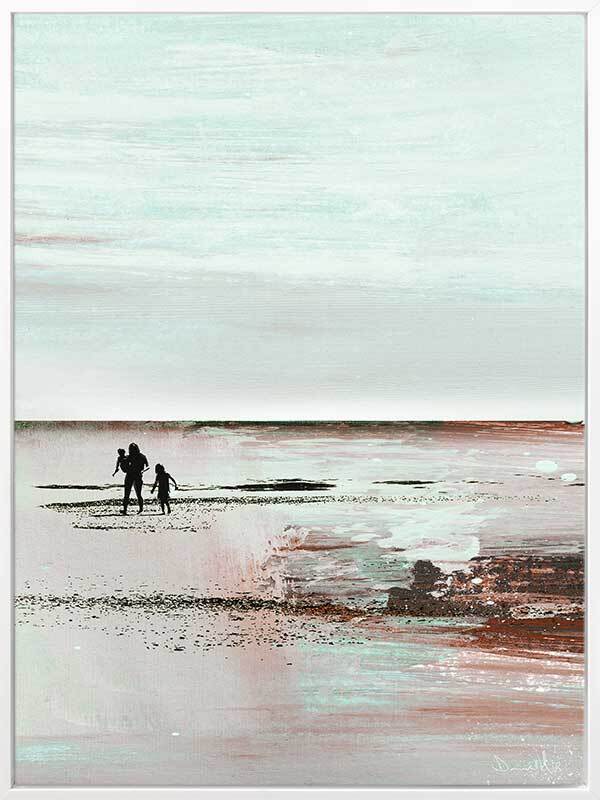 Beach Walk 2 Canvas Art Print