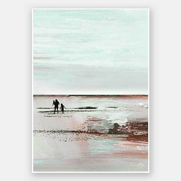 Beach Walk 2 Unframed Art Print