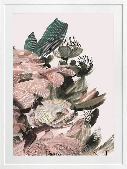 Blush Bloom Framed Art Print