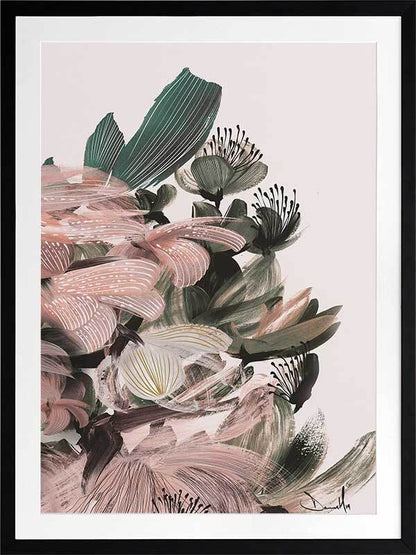 Blush Bloom Framed Art Print