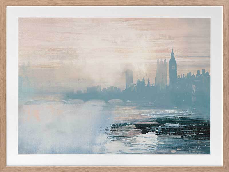 London View Framed Art Print