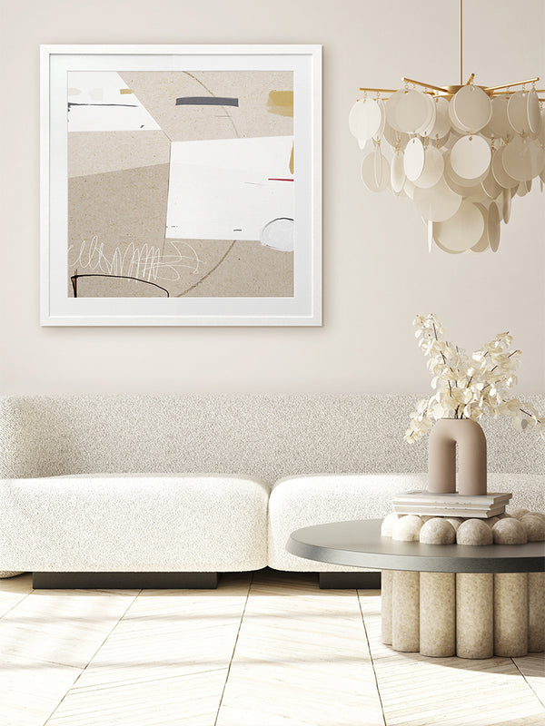 Block  Framed Art Print | Lifestyle
