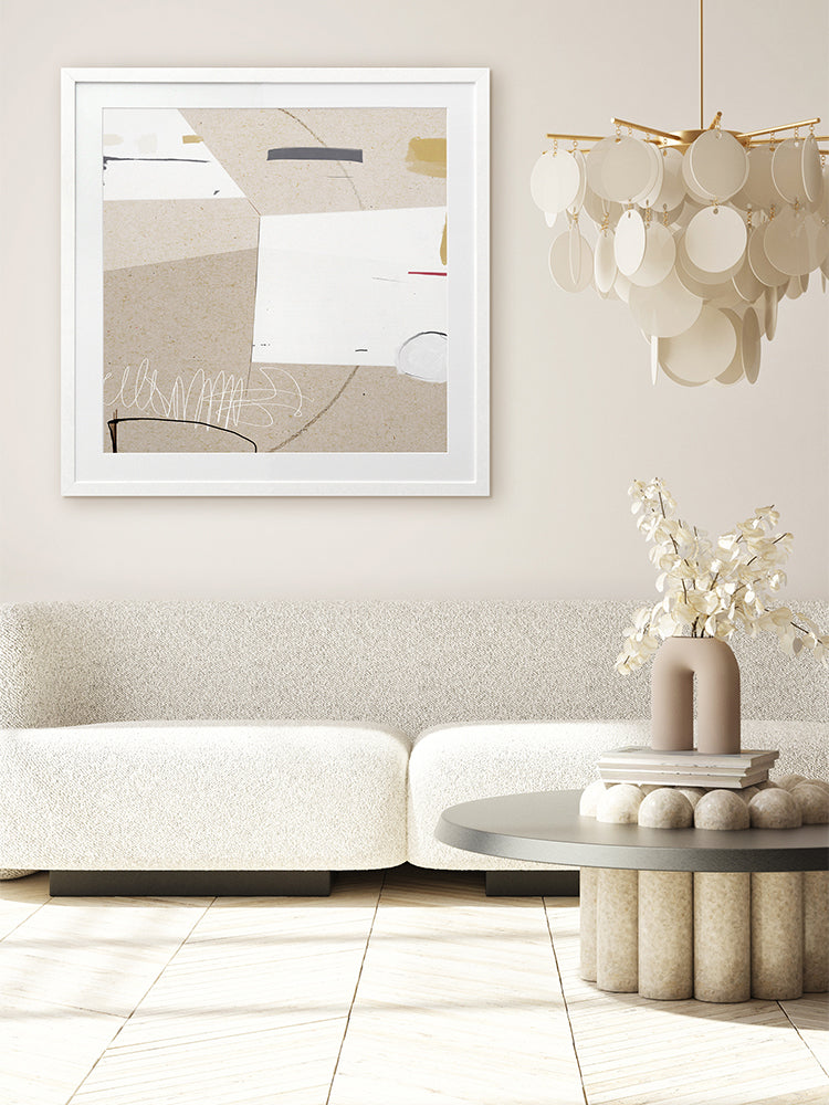 Block  Framed Art Print | Lifestyle