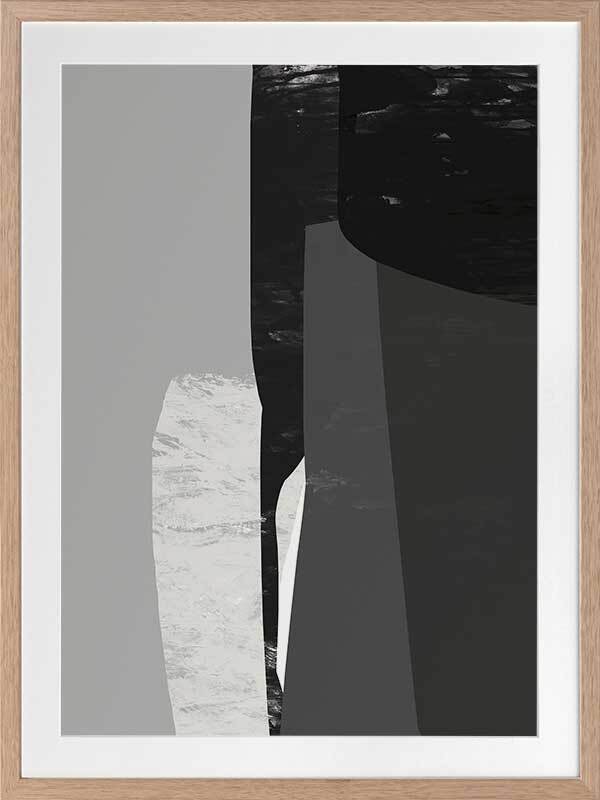 Mono Framed Art Print