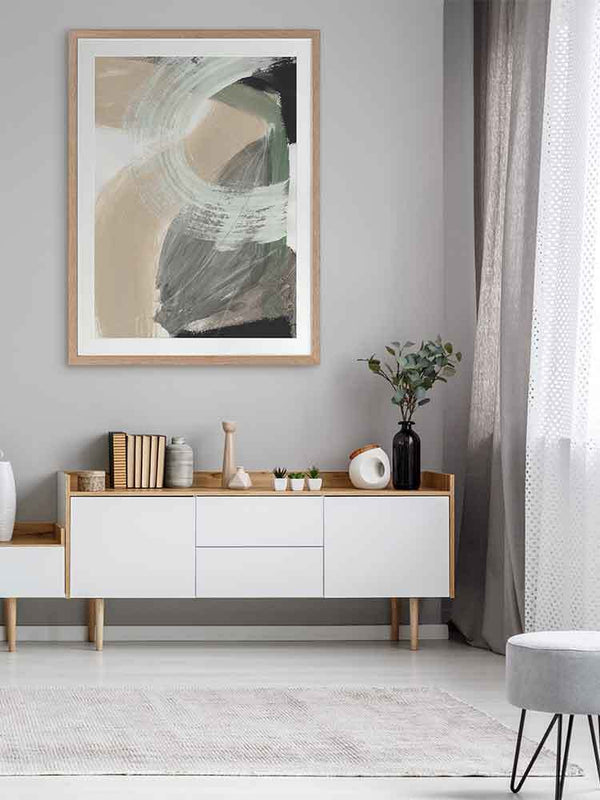 Winding Paths I Framed Art Print | Lifestyle