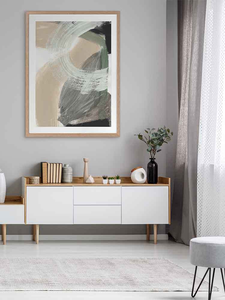 Winding Paths I Framed Art Print | Lifestyle