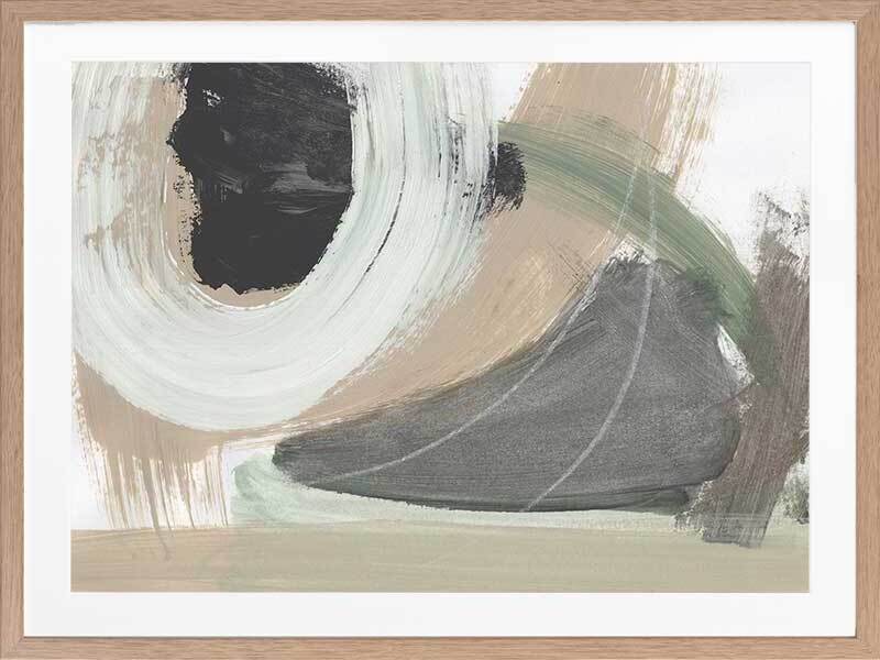 Winding Paths II Framed Art Print