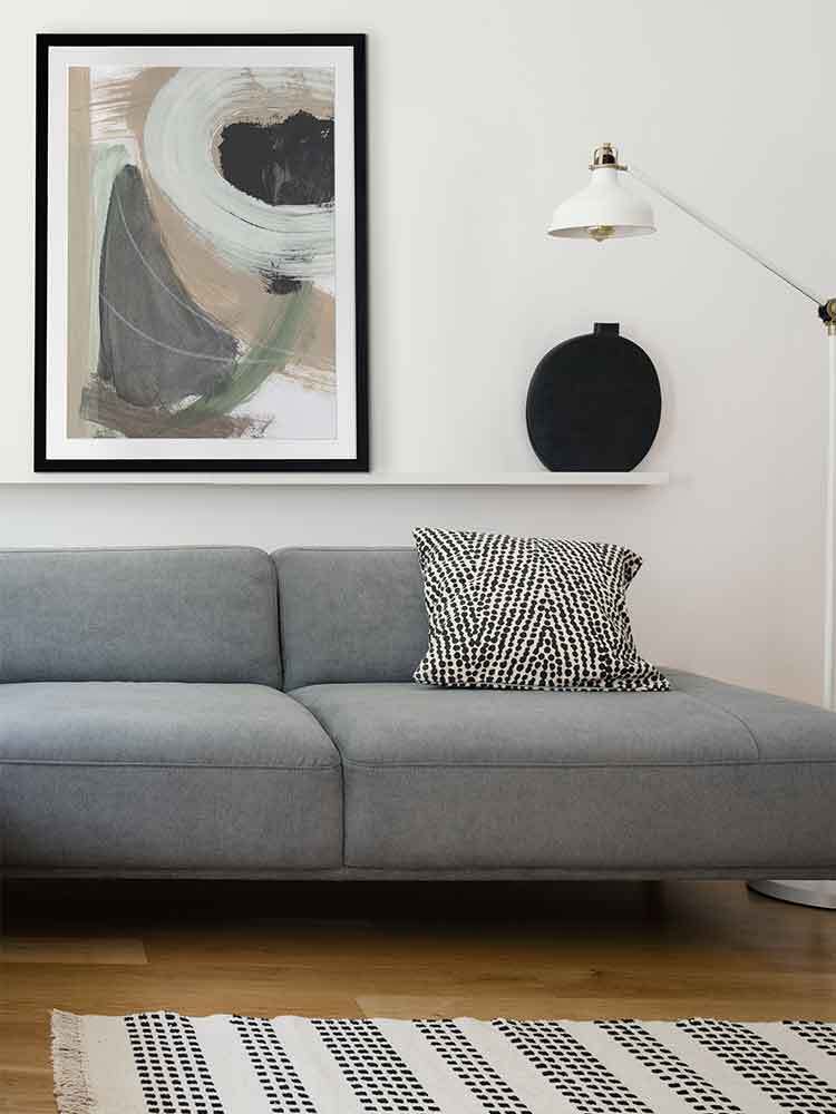 Winding Paths II Framed Art Print | Lifestyle