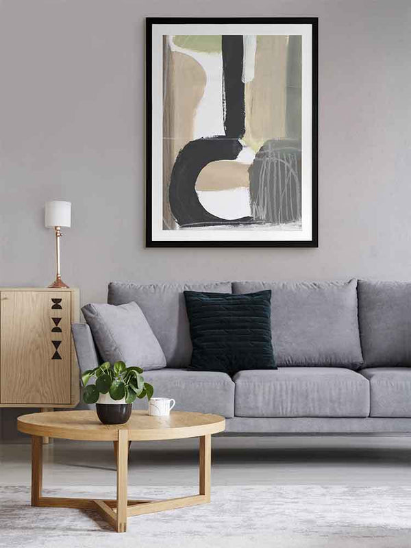 Formation II Framed Art Print | Lifestyle