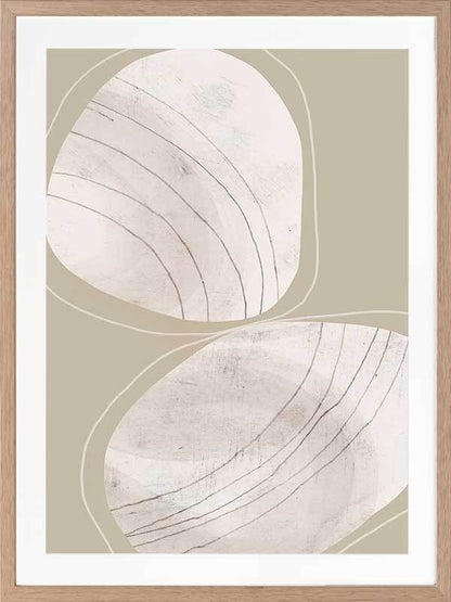 Ovals I Framed Art Print