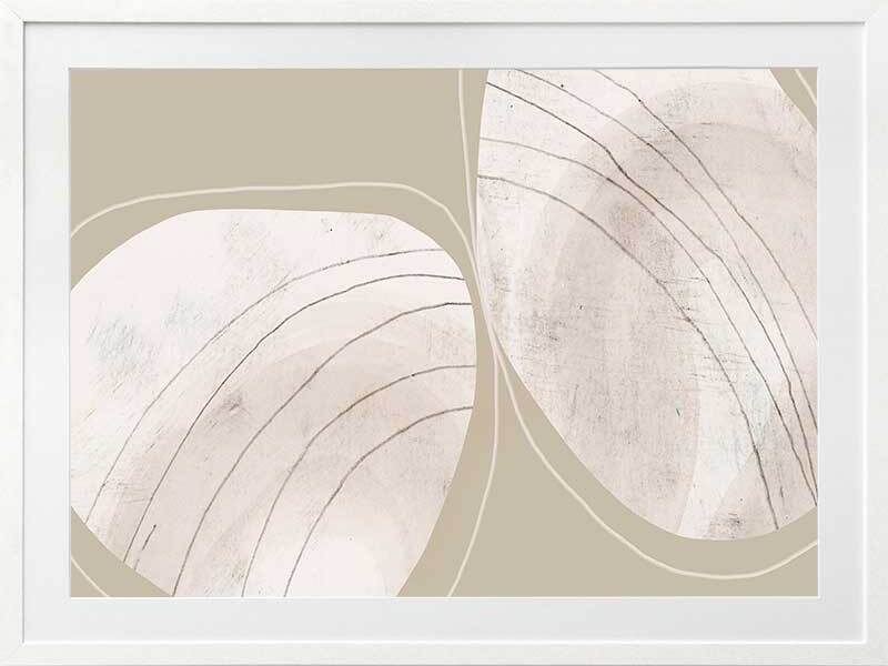 Ovals I Framed Art Print