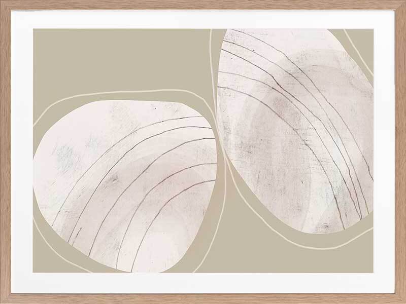 Ovals I Framed Art Print