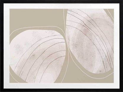 Ovals I Framed Art Print