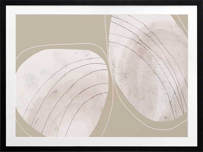 Ovals I Framed Art Print