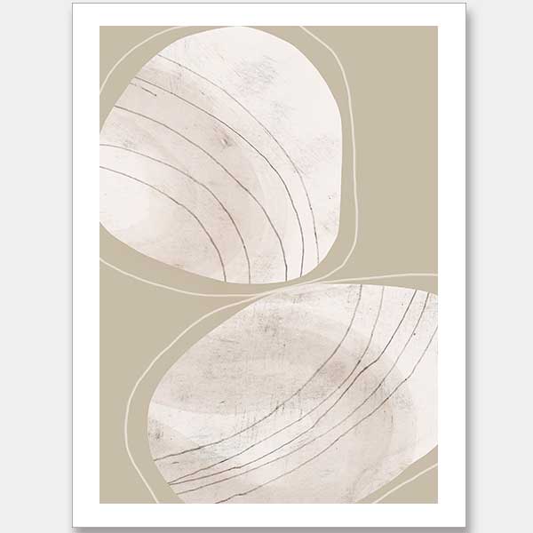 Ovals I Unframed Art Print