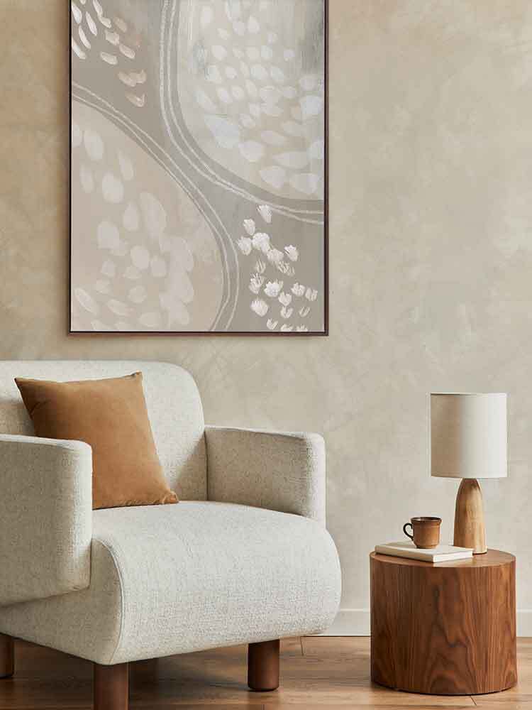 Ovals III Canvas Art Print | Lifestyle