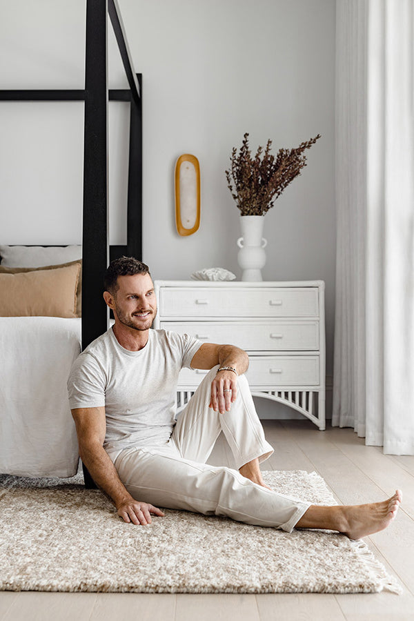 Darren Palmer Travertine Brown Rug | Lifestyle