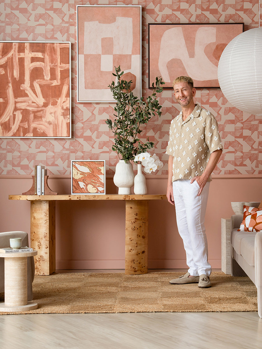 Fragmented Dark II Canvas Art Print | Lifestyle