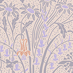 Material: Paste the Wall | Smooth Matte Finish - Sample: Not required, thank you - Wall Height: 2.4 metres | 7.8 feet - Wall Width: 2.4 metres | 7.8 feet - Wallpaper Colour: Foraging Flowers Lilac