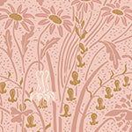 Material: Paste the Wall | Smooth Matte Finish - Sample: Not required, thank you - Wall Height: 2.4 metres | 7.8 feet - Wall Width: 2.4 metres | 7.8 feet - Wallpaper Colour: Foraging Flowers Pink