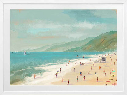 Beach Daze Framed Art Print