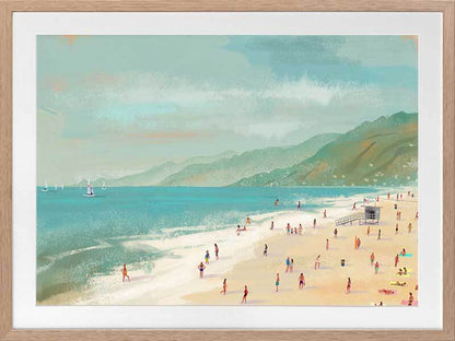 Beach Daze Framed Art Print