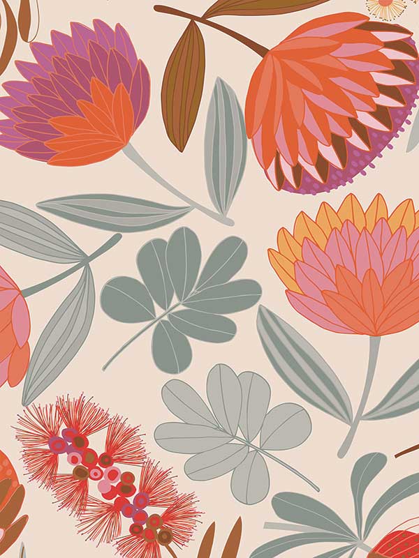 Native Bouquet Wallpaper