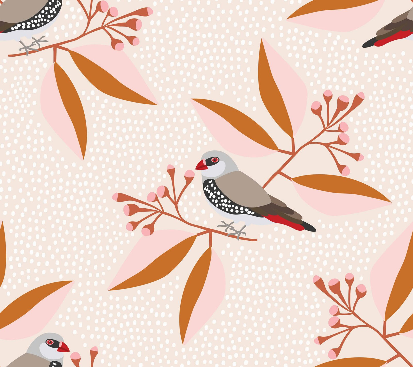 Diamond Firetail Wallpaper