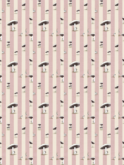 Toadstool Peakaboo Light Wallpaper