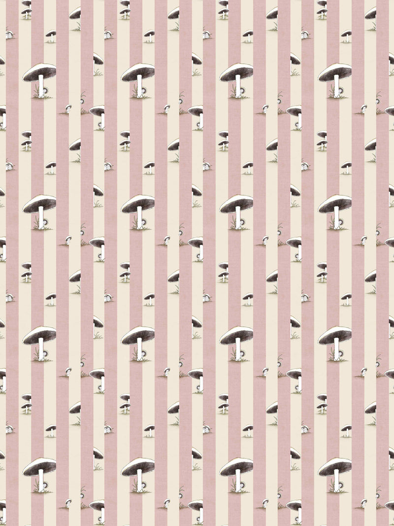 Toadstool Peakaboo Light Wallpaper